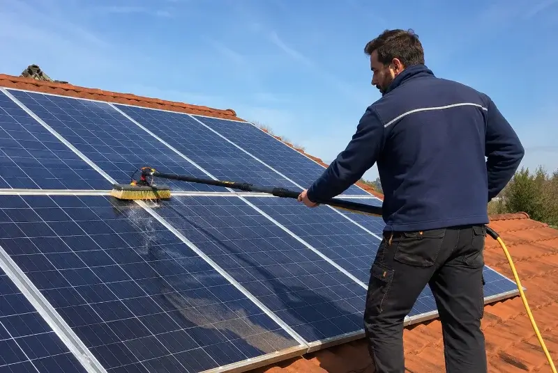 Nettoyage et entretien de panneaux solaires à Murianette