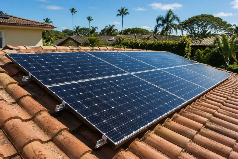 Installation de panneaux solaires à Murianette